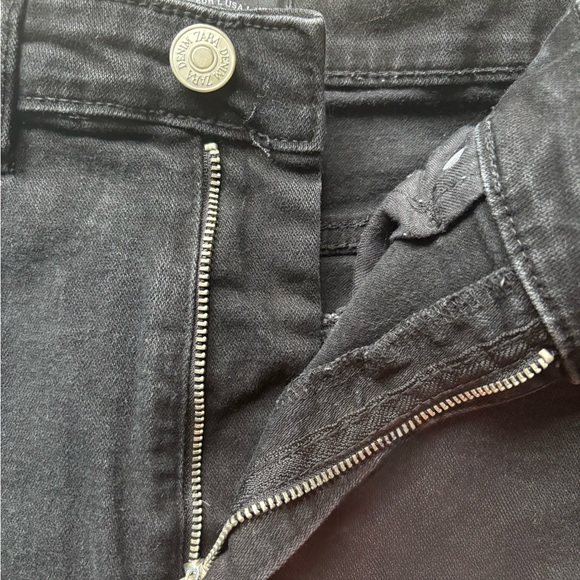 Zara Charcoal Denim Skirt - Picture 5 of 6